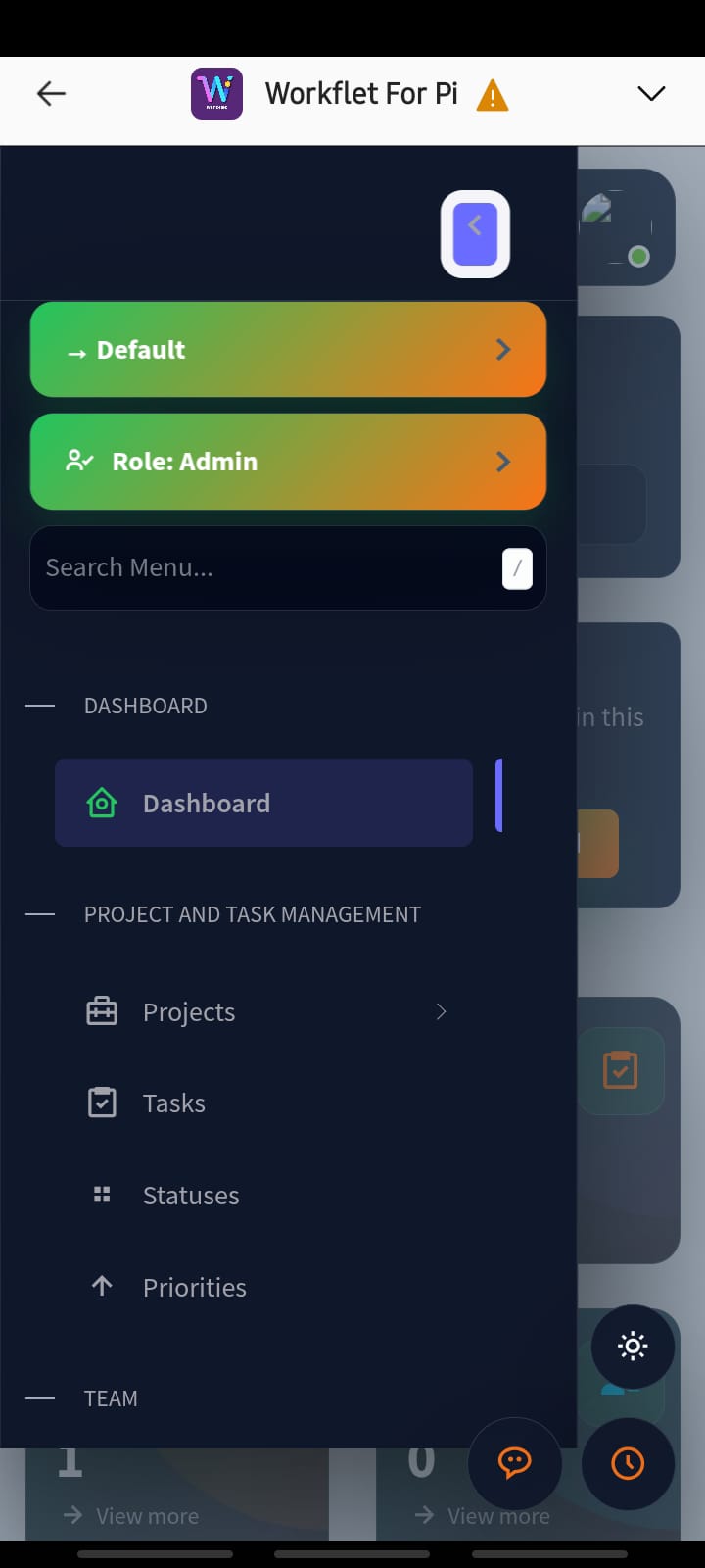 Workflet mobile workspace